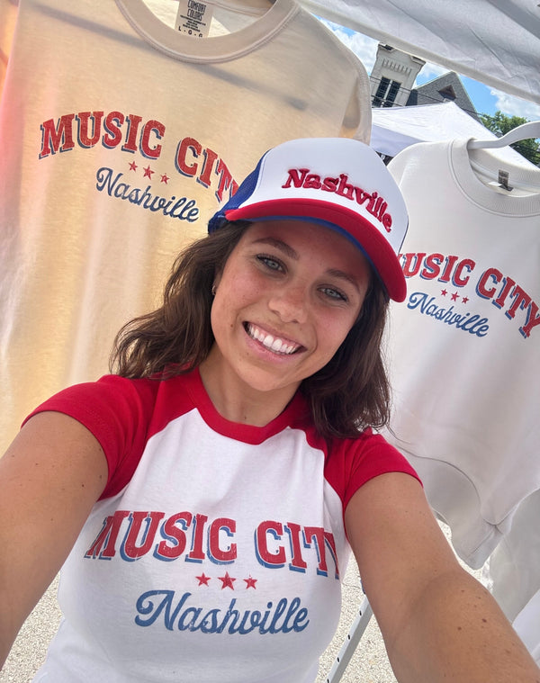 Music City Cropped Tee