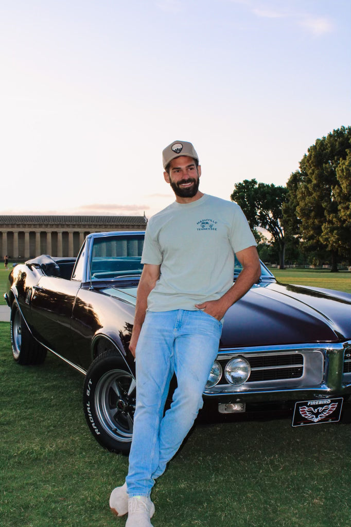 Khaki Rope Pick Trucker Hat - Nashville Collection